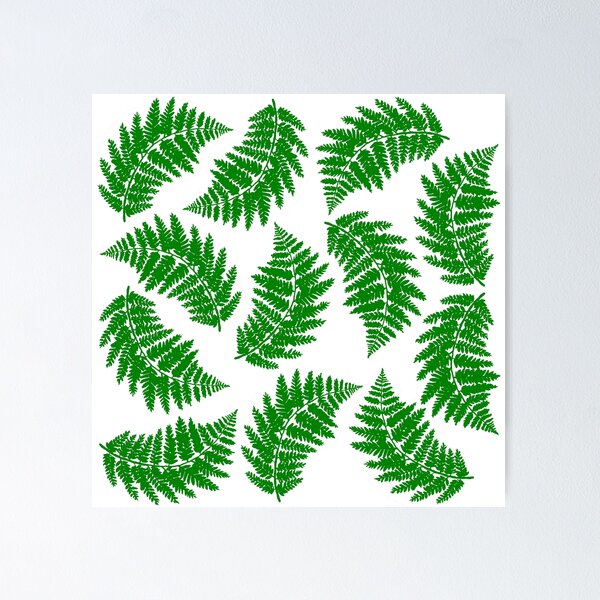 Item preview, Green Fern Pattern designed and sold by GL Digital Artwork .