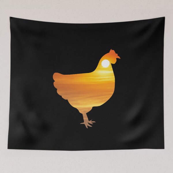 Item preview, Chicken Silhouette Sunrise designed and sold by alaechamlal.