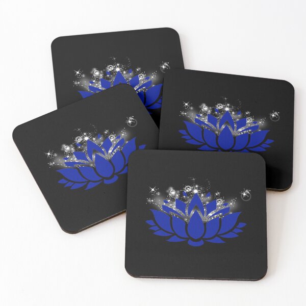 Item preview, Sparkling Summer Lotus In Blue designed and sold by RosieSunflower.