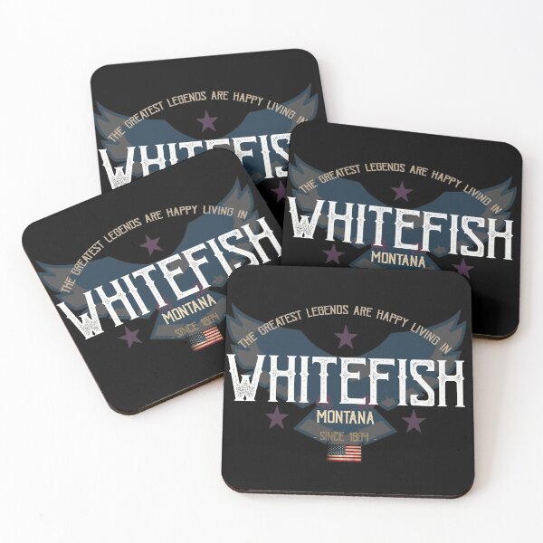 Item preview, The Greatest Legends Are Happy Living in Whitefish, Montana designed and sold by GoPublicTeam.