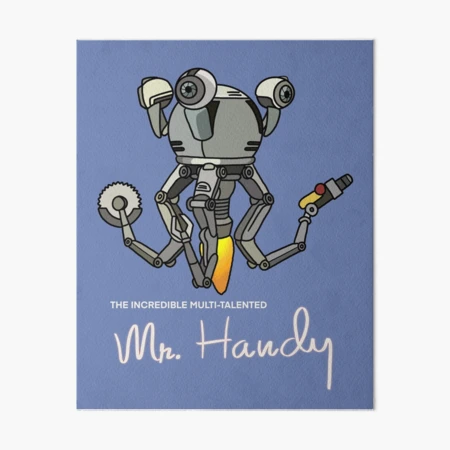 The Incredible Multi-Talented Mr Handy | Art Board Print