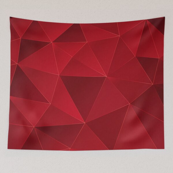 Item preview, Red Polygon Pattern designed and sold by DotorEaon.