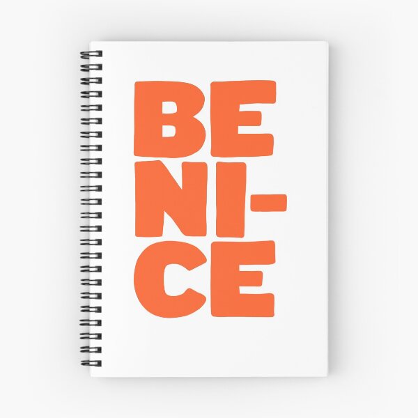 Item preview, Be nice (red/orange) designed and sold by clarabjensen.