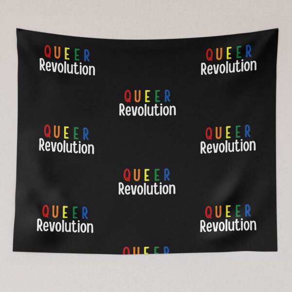 Item preview, Queer Revolution rainbow  designed and sold by tiredandbored.