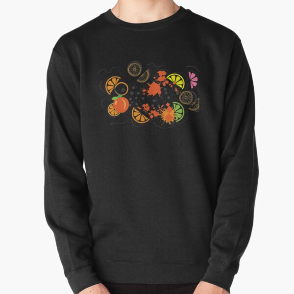 Orange Pullover Sweatshirt