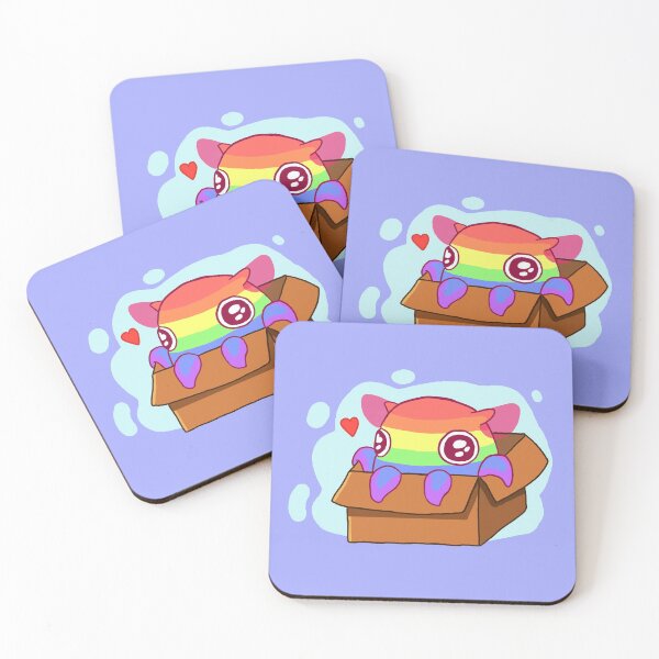 Item preview, Gay Pride dumbo octopus designed and sold by Lobobird.
