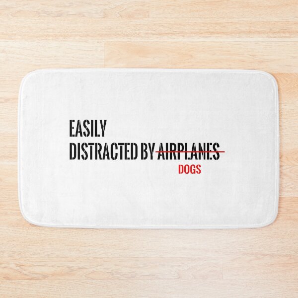 Item preview, Easily Distracted By Airplanes or dogs designed and sold by Alluka Brand.