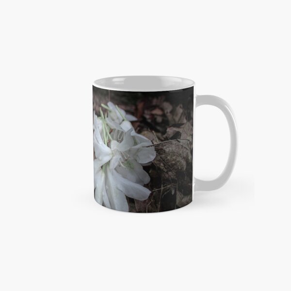 Fallen Flowers on Dried Leaves Classic Mug