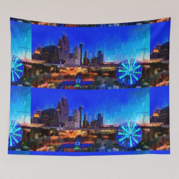 Item preview, Houston At Night designed and sold by LeonardoDigenio.
