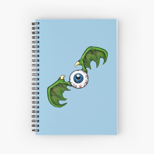Demon Winged Eyeball Spiral Notebook