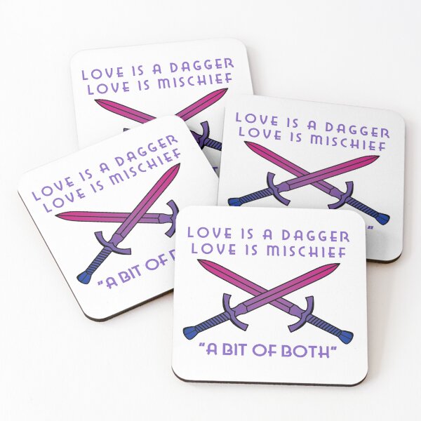 Item preview, Bisexual Trickster Love is a Dagger & Love is Mischief designed and sold by MinaMonsterMash.