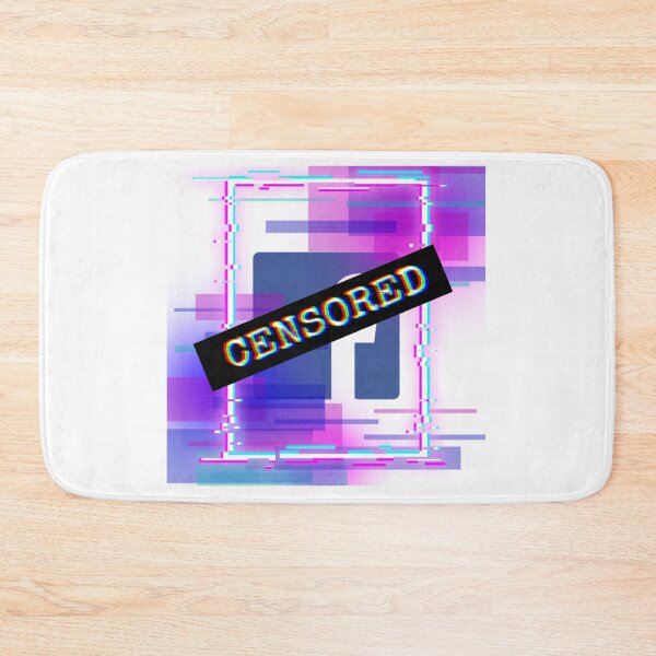 Item preview, Censored, censorship sucks, cancel culture, cancel culture sucks, social media gifts, gifts for online streamers designed and sold by FACELESS MONKEY.