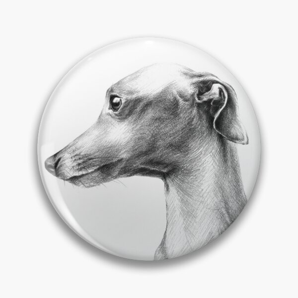Item preview, Italian Greyhound Dog portrait Elegant Cute Animal art designed and sold by edrawings38.
