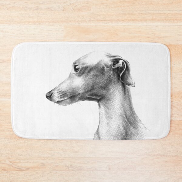 Item preview, Italian Greyhound Dog portrait Elegant Cute Animal art designed and sold by edrawings38.