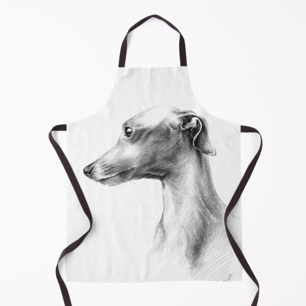 Item preview, Italian Greyhound Dog portrait Elegant Cute Animal art designed and sold by edrawings38.