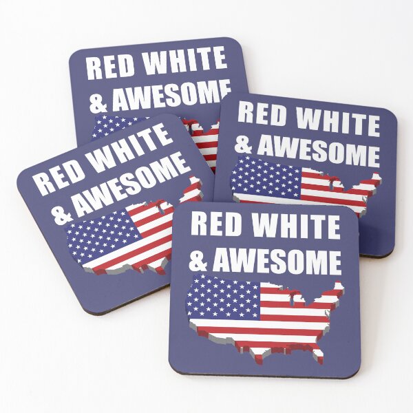 Item preview, Red White and Awesome designed and sold by ToyoTees.