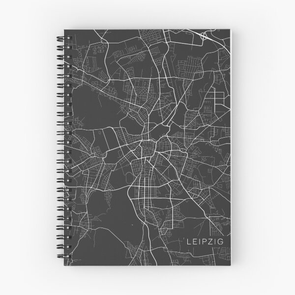 Item preview, Leipzig Map, Germany - Gray designed and sold by MainStreetMaps.