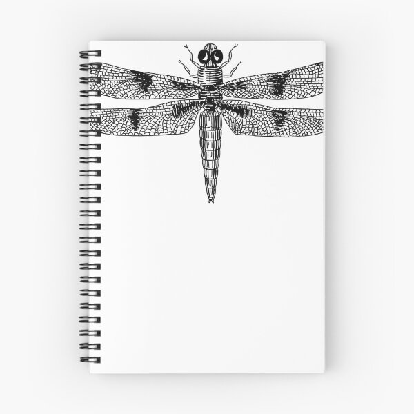 Item preview, Vintage Dragonfly Illustration Black designed and sold by Zoe White.