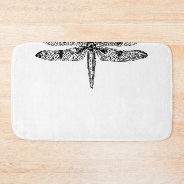 Item preview, Vintage Dragonfly Illustration Black designed and sold by Zoe White.