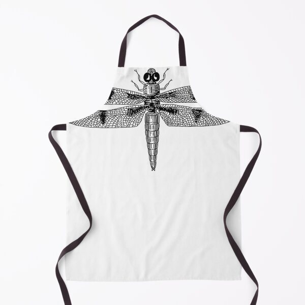 Item preview, Vintage Dragonfly Illustration Black designed and sold by Zoe White.