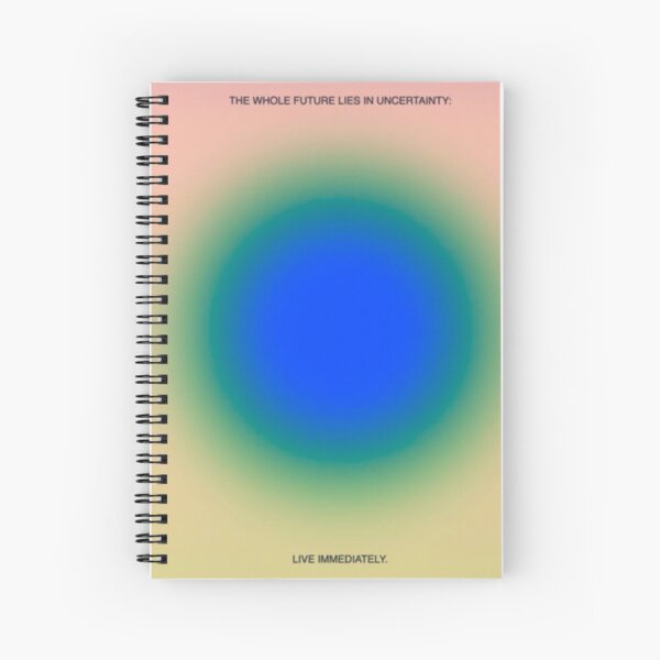 aura quote Spiral Notebook
