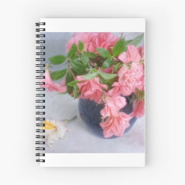 Item preview, Pink Azaleas in a Blue Vase designed and sold by LouiseK.