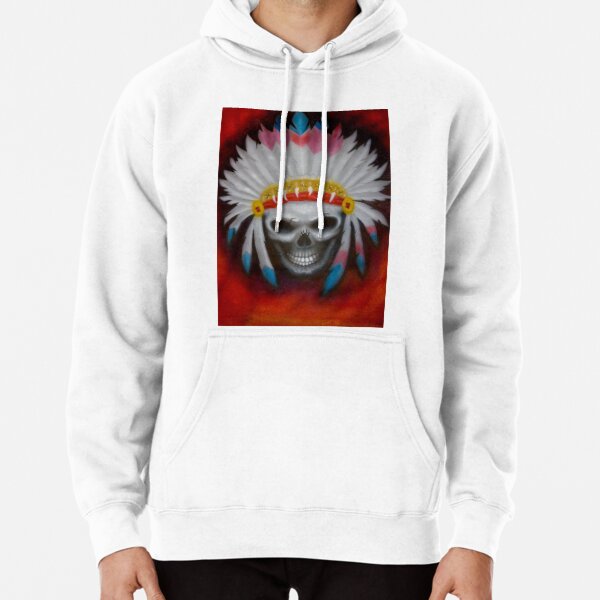 Item preview, american indian chief skull designed and sold by Epicairbrushart.