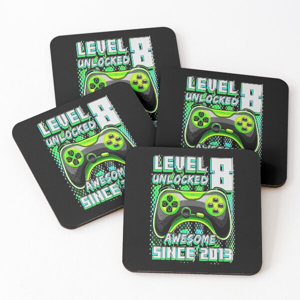 Item preview, Level 8 Unlocked Awesome 2013 Video Game 8th Birthday designed and sold by BargerStore.