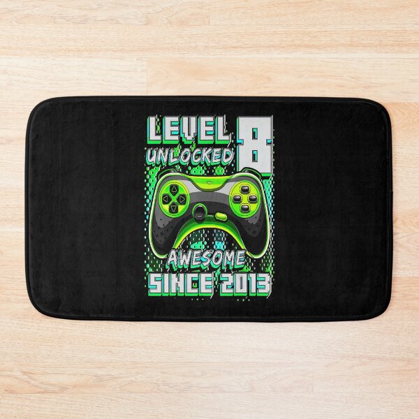 Item preview, Level 8 Unlocked Awesome 2013 Video Game 8th Birthday designed and sold by BargerStore.