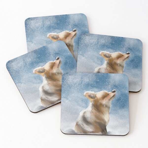Item preview, Cutest Snowy Fox designed and sold by Annalisa Amato.