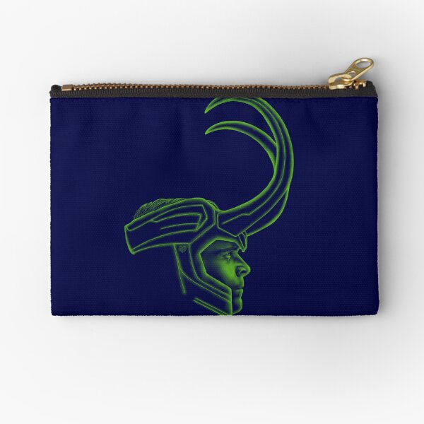 Loki - God of Mischief (Blue) Zipper Pouch