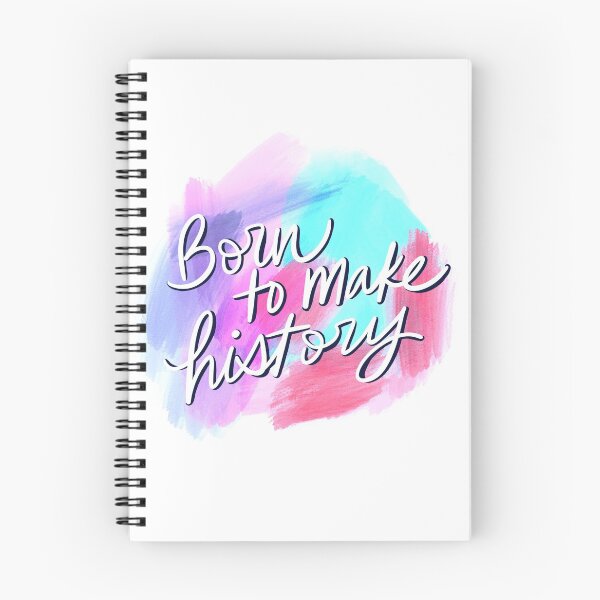 Item preview, Born to make history watercolor designed and sold by Cedarrue.