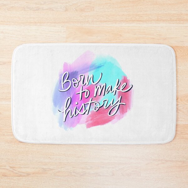 Item preview, Born to make history watercolor designed and sold by Cedarrue.