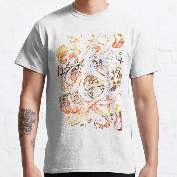 Golden Royal Octopus Classic T-Shirt