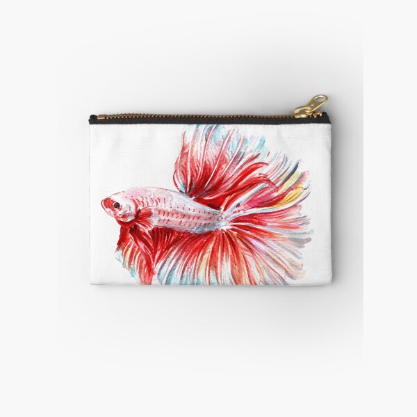 Item preview, Red betta fish watercolor designed and sold by WatercolorEPS.