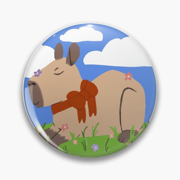 Item preview, Peaceful Capybara designed and sold by Prissanthemum.