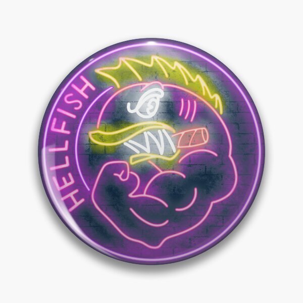 Item preview, Neon hellfish designed and sold by trheewood.
