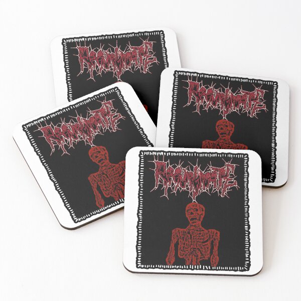 Item preview, regurgitate goregrind skull heavymetal battle vest patch designed and sold by vamprotica-shop.