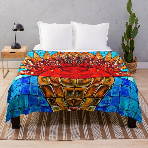 Item preview, Glass Shop Mosaic Fire Abstract designed and sold by KarenZuk.