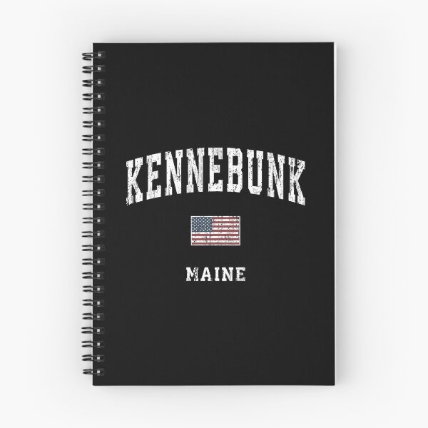 Item preview, Kennebunk Maine Me Vintage American Flag Sports Design designed and sold by bramlettaw.