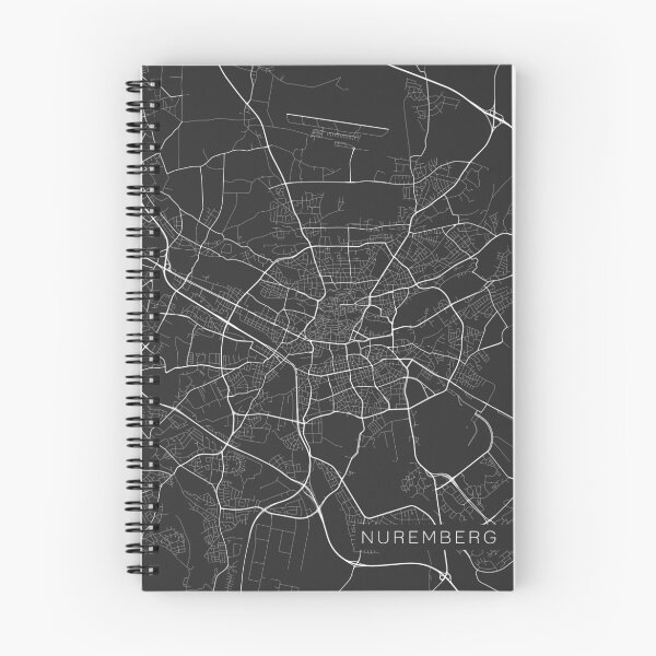 Item preview, Nuremberg Map, Germany - Gray designed and sold by MainStreetMaps.
