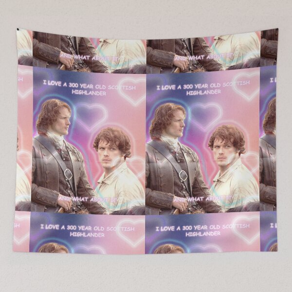 Item preview, I love Jamie Fraser and what about it designed and sold by charmingdearie.