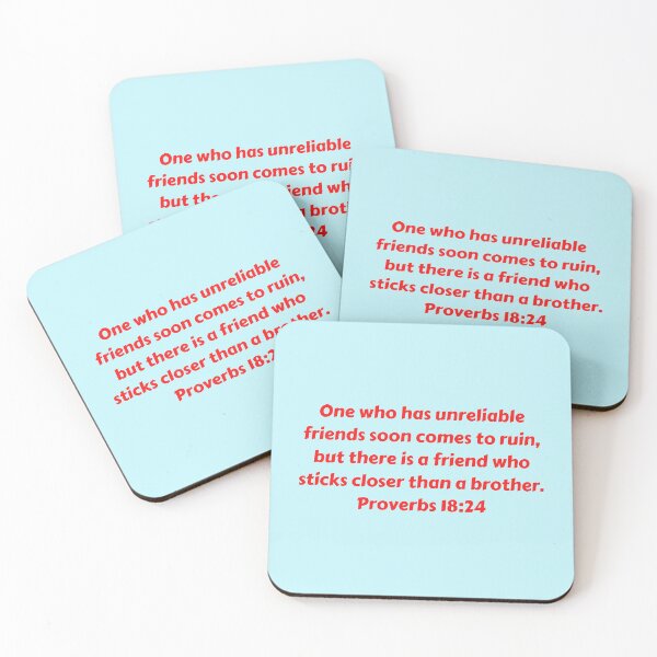 Item preview, Bible Verse Proverbs 18:24 designed and sold by Prayingwarrior.