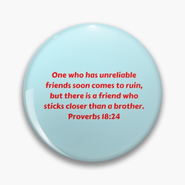 Artikelvorschau, Bible Verse Proverbs 18:24 entworfen und verkauft von Prayingwarrior.