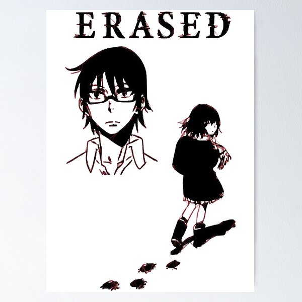  ZGDL Erased Anime Aesthetic Art Poster Boku Dake Ga