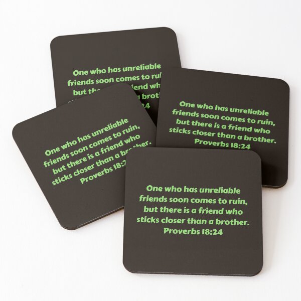Artikelvorschau, Bible Verse Proverbs 18:24 entworfen und verkauft von Prayingwarrior.