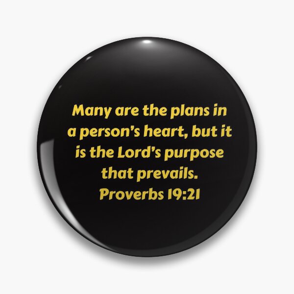 Artikelvorschau, Bible Verse Proverbs 19:21 entworfen und verkauft von Prayingwarrior.
