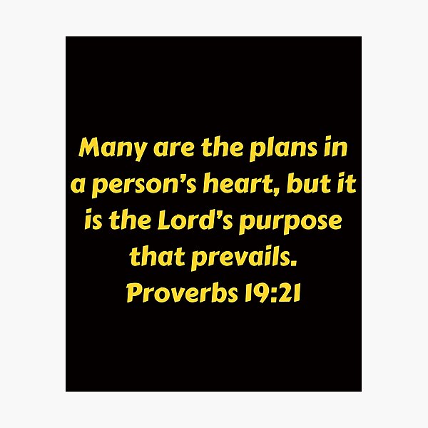 Item preview, Bible Verse Proverbs 19:21 designed and sold by Prayingwarrior.