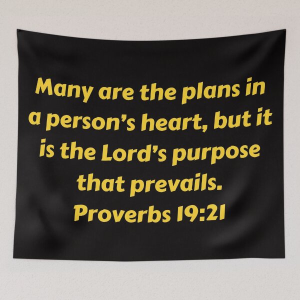 Item preview, Bible Verse Proverbs 19:21 designed and sold by Prayingwarrior.