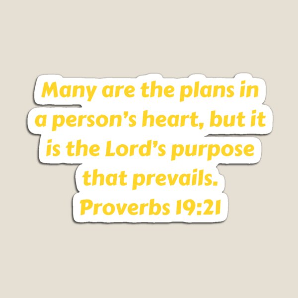 Item preview, Bible Verse Proverbs 19:21 designed and sold by Prayingwarrior.